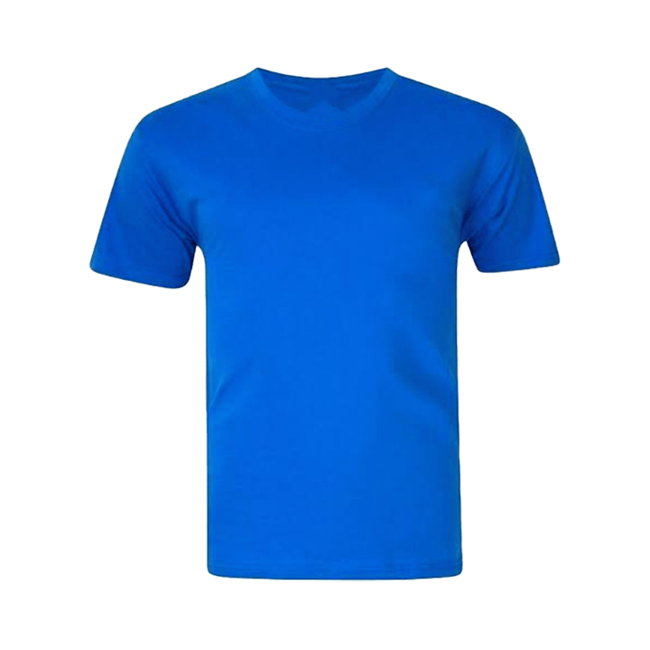 Royal Blue T-Shirt Printed with Your Personalized Design - S