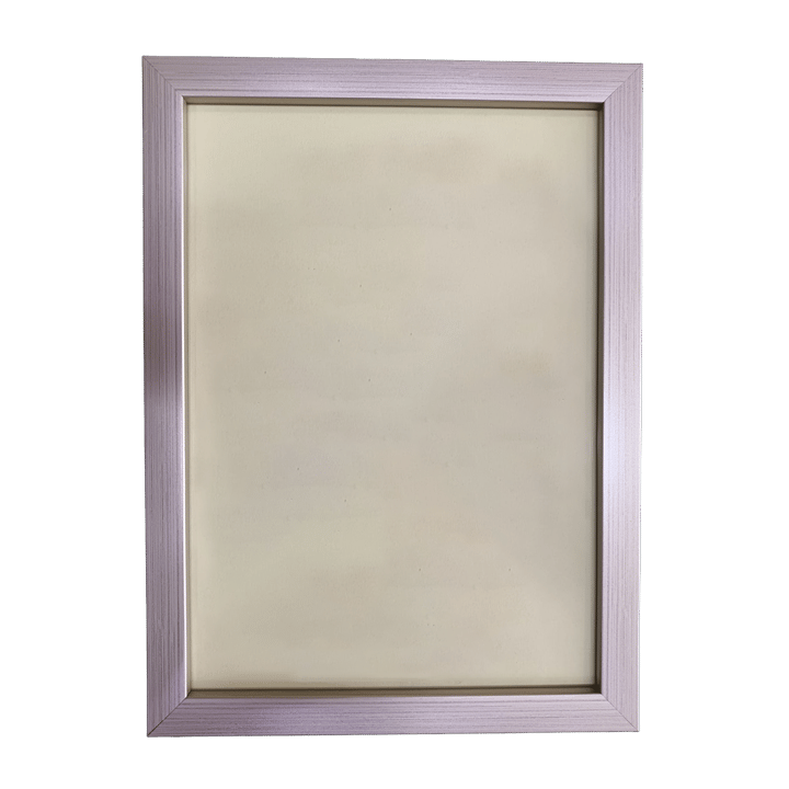 A3 Photo Frame Printed with Your Personalized Design - Grey Metallic