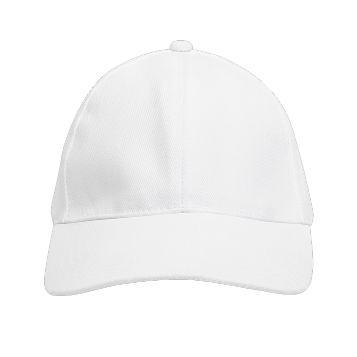 قبعة قطنية مطرزة بتصميمك الشخصي – أبيض