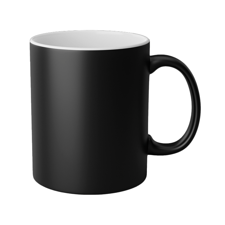 Magic Mug Bundle (Personalized Matte Black Magic Mug, Flowers, Balloon & Chocolate)