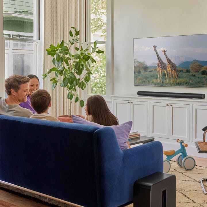 Sonos Arc Ultra Premium Bluetooth Soundbar, Dolby Atmos Spatial Audio, Voice Control, Ultra Clear Dialogue, Sleek Sophisticated Design - Black - ARCG2UK1BLK
