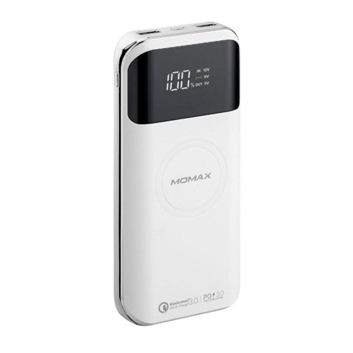 Momax Q.Power Air 2+ 20000mAh Wireless Power Bank | White | IP92W