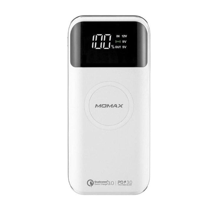 Momax Q.Power Air 2+ 20000mAh Wireless Power Bank | White | IP92W
