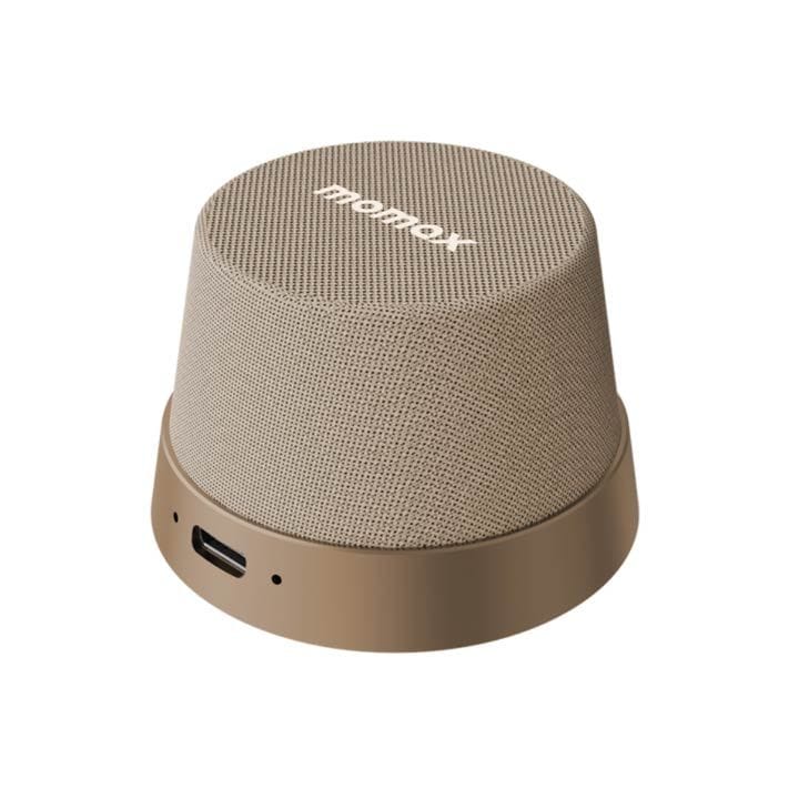Momax 1-Vibe Go Magnetic Wireless Speaker | Coffee | BS6HKL2