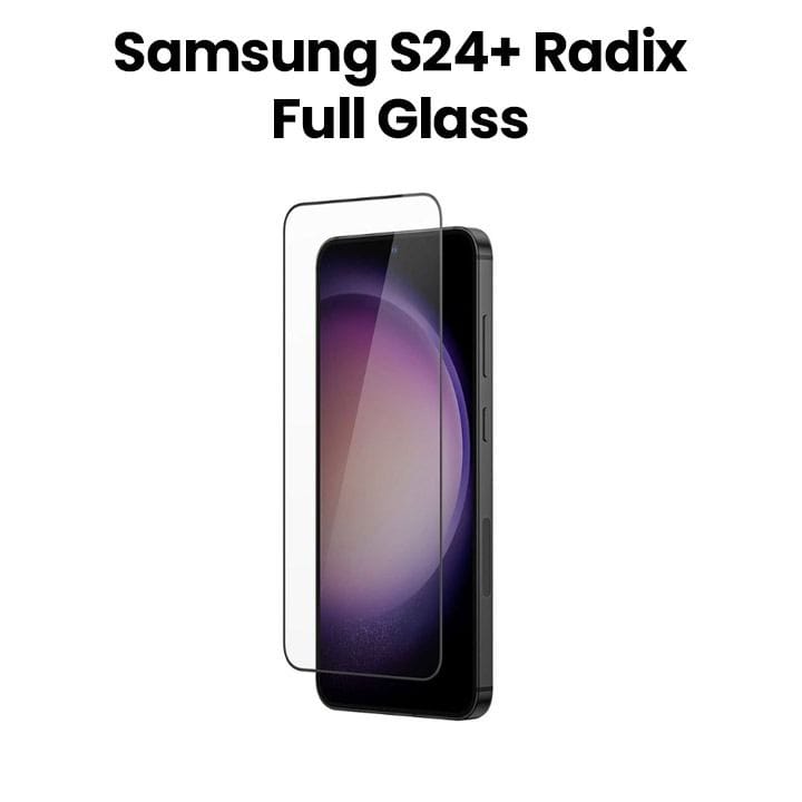 Amazingthing Radix Full Glass Screen Protector for Samsung S24+ – Clear | S24PBPGLA