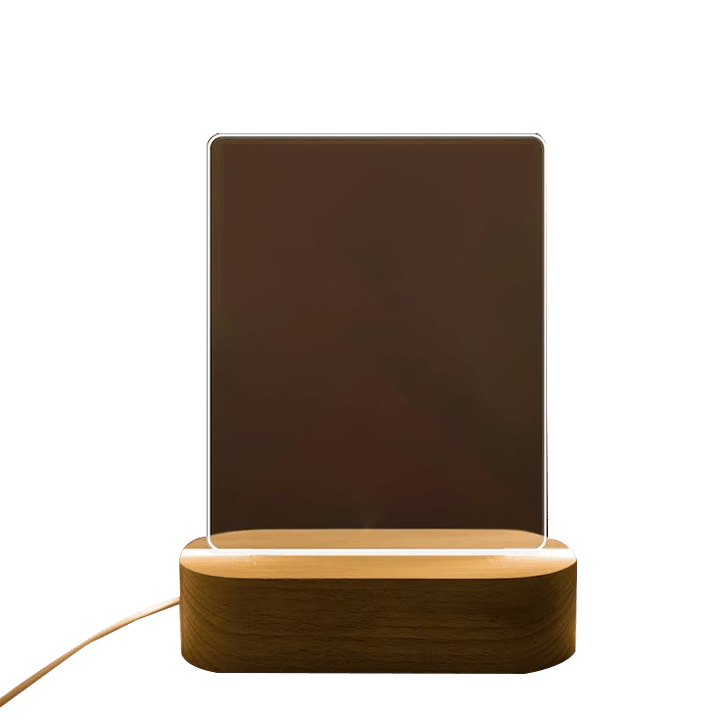  6 x 8 Acrylic Photo Frame Printed with Your Personalized Design - Portrait