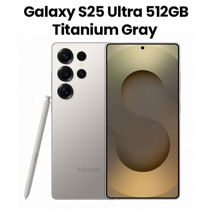Samsung Galaxy S25 Ultra Smartphone 512GB – Titanium Gray | SM-S938BZTOMEA
