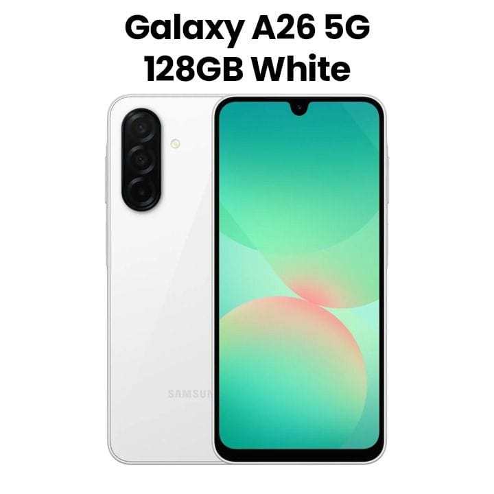 Samsung Galaxy A26 5G Smartphone 8GB/256GB – White |SM-A266BZWJMEA