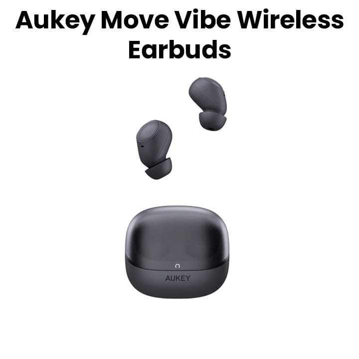 Aukey Move Vibe Wireless Earbuds – Gray | EP-M3A