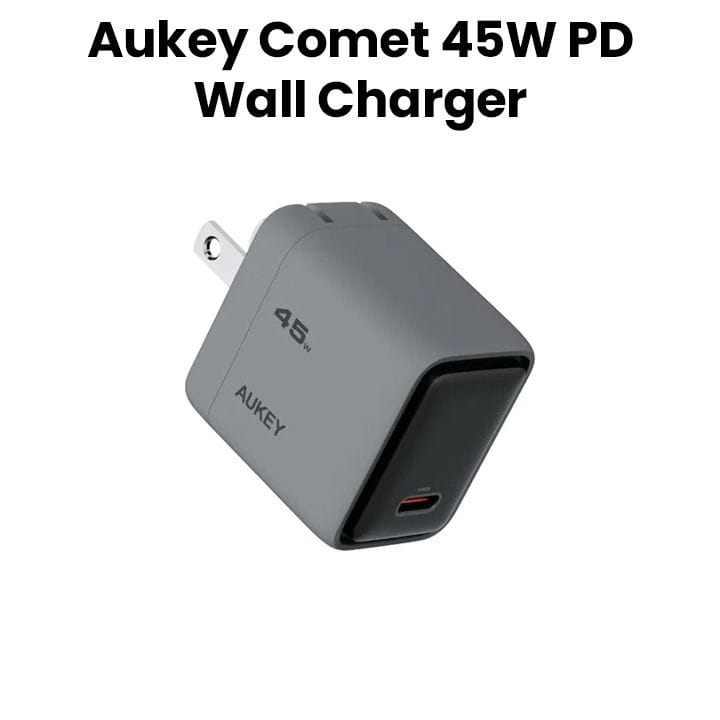 Aukey Comet 45W PD Wall Charger with GaN Technology – Gray | PA-C2