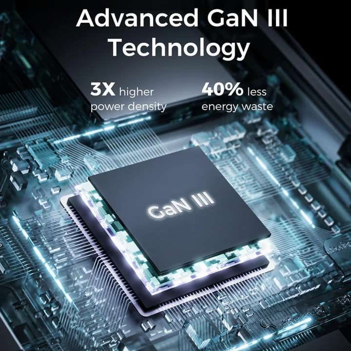 أوكي شاحن حائط PD 67W بتقنية GaN USB-C - رمادي | PA-C3