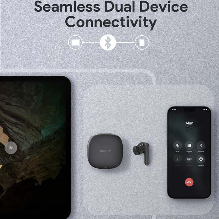 Aukey Beyond ANC Elite Wireless Earbuds – Gray | EP-B2