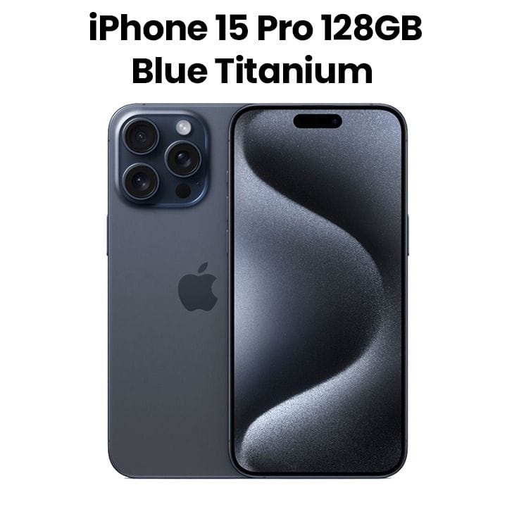 Apple iPhone 15 Pro 128GB Blue Titanium | MTV03AA/A