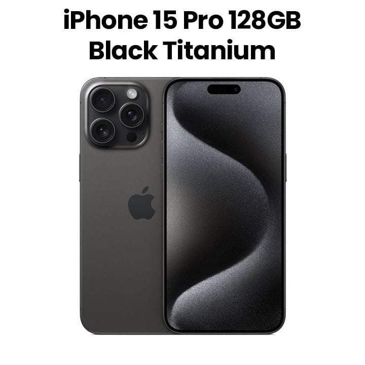 Apple iPhone 15 Pro 128GB Black Titanium | MTUV3AA/A
