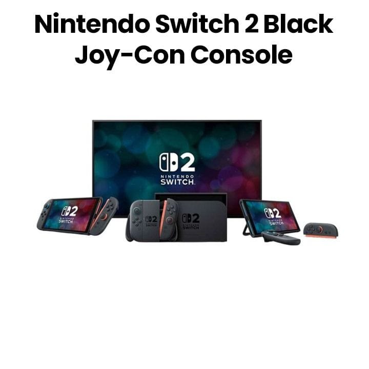 Nintendo Switch 2 Joy-Con Console - Black | D2-537008