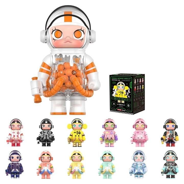 POP MART Molly Version 2 Labubu Mega Space Molly Series 2-B (Sold Seperately Subject to Availability)