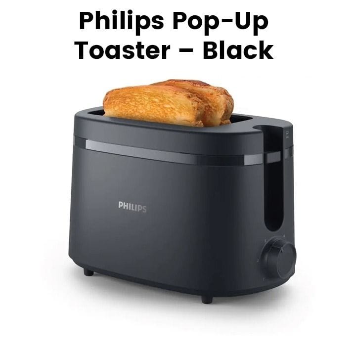 Philips Pop-Up Toaster – Black | HD2510/90