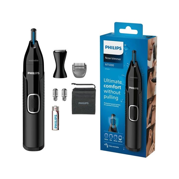 Philips Nose, Ear & Eyebrow Trimmer – Black | NT5650/16