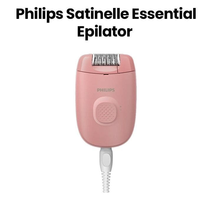 Philips Satinelle Essential Epilator Gentle Hair Removal | White/Pink | BRE229/00