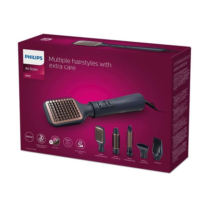 Philips Series 5000 Hairstyler + Ionic Technology | Blue | BHA530/03
