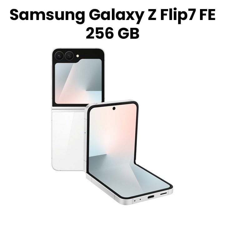 Samsung Galaxy Z Flip7 FE 5G 128GB Smartphone - White