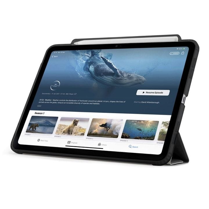 Pipetto Origami #3 Pencil Case for iPad Air 10.9" | Black | P048-49-Q