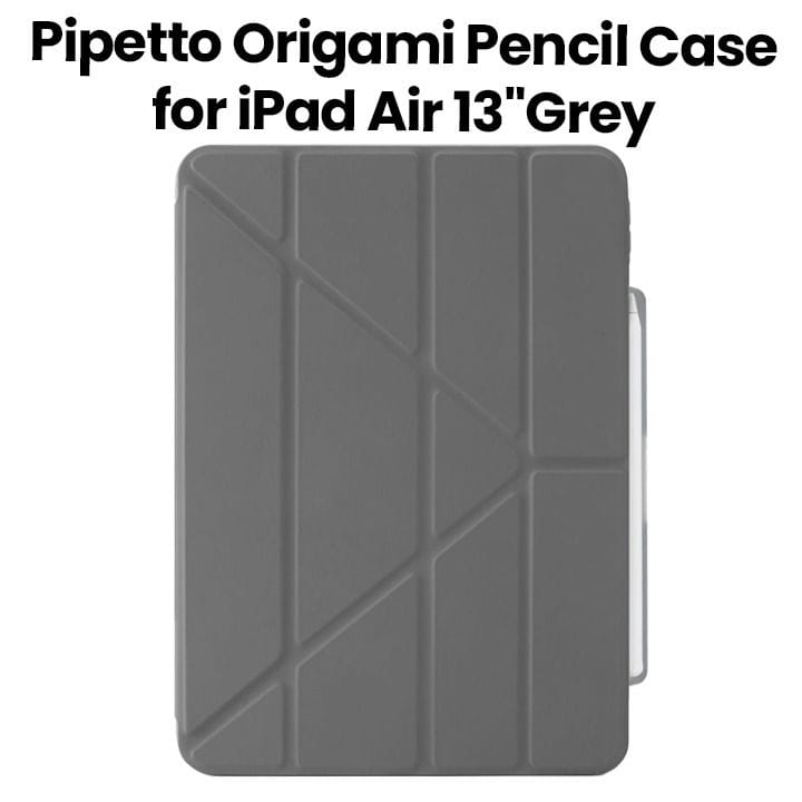 Pipetto Origami #3 Pencil Case for iPad Air 13" | Grey | P053-50-AE