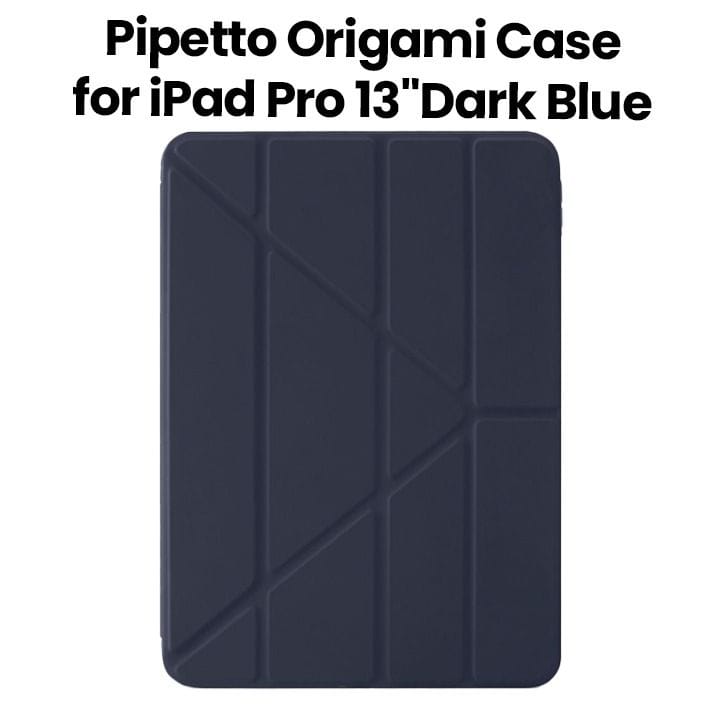 Pipetto Origami #1 Original Case for iPad Pro 13" (2024) | Dark Blue | P052-113-AG