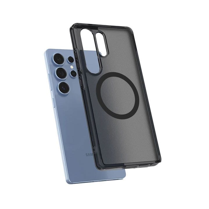 سبيجن غطاء جالاكسي S25 ألترا متوافق مع ماج سيف ومقاوم للسقوط | أسود ضبابي