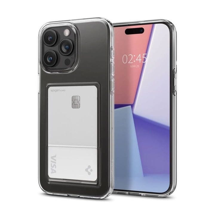 Spigen iPhone 15 Pro Max Crystal Slot Case | Crystal Clear | ACS06587