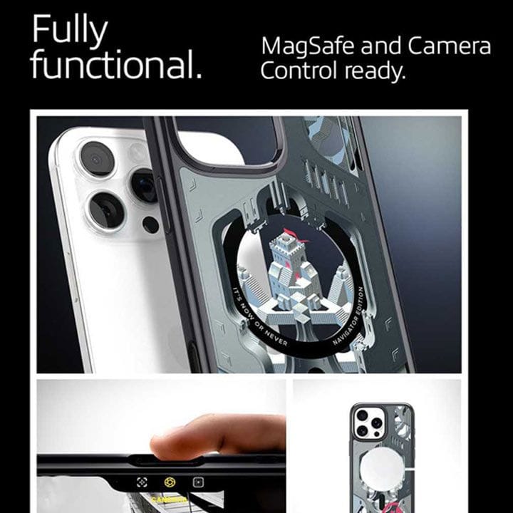 Spigen iPhone 16 Pro C11 Case MagSafe Compatible | Navigator Design