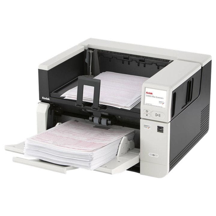 Kodak Max Scanner | S3120 | 500 Sheets, 240 IPM Duplex Scan Speed, USB-B/USB-A/Ethernet | White
