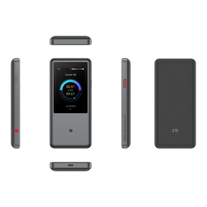 ZTE 5G Mobile Hotspot Device – Black | MU5250 U60 Pro