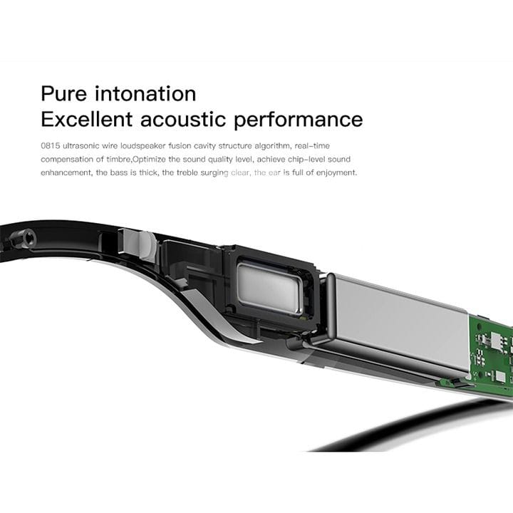 Oscar AI Smart Sunglasses, Skyvoice Freedom, Leisurely Chat, IP68 Dustproof And Waterproof, Pure Intonation, Dual Quality Control Mode - Black - M01S TR90