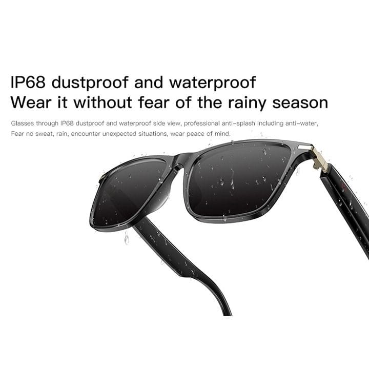 Oscar AI Smart Sunglasses, Skyvoice Freedom, Leisurely Chat, IP68 Dustproof And Waterproof, Pure Intonation, Dual Quality Control Mode - Black - M01S TR90