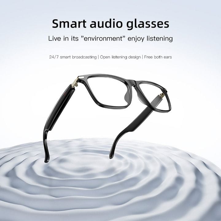 Oscar AI Smart Sunglasses, Skyvoice Freedom, Leisurely Chat, IP68 Dustproof And Waterproof, Pure Intonation, Dual Quality Control Mode - Black - M01S TR90