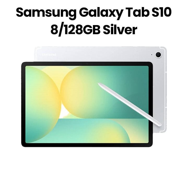 Samsung Galaxy Tab S10 FE 8GB 128GB 5G | Silver | SM-X526BZSAMEA