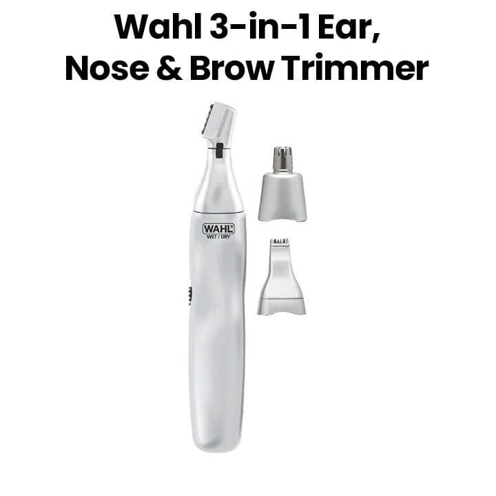 Wahl 3-in-1 Ear Nose & Brow Trimmer | White | 5545-2416