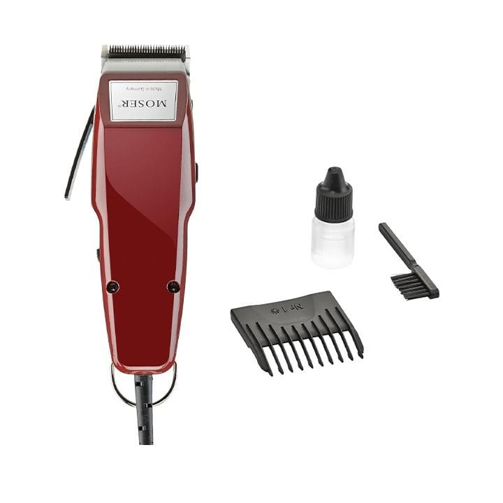 Moser 1400 Hair Clipper Corded 220-240V | Red | 1400-0150