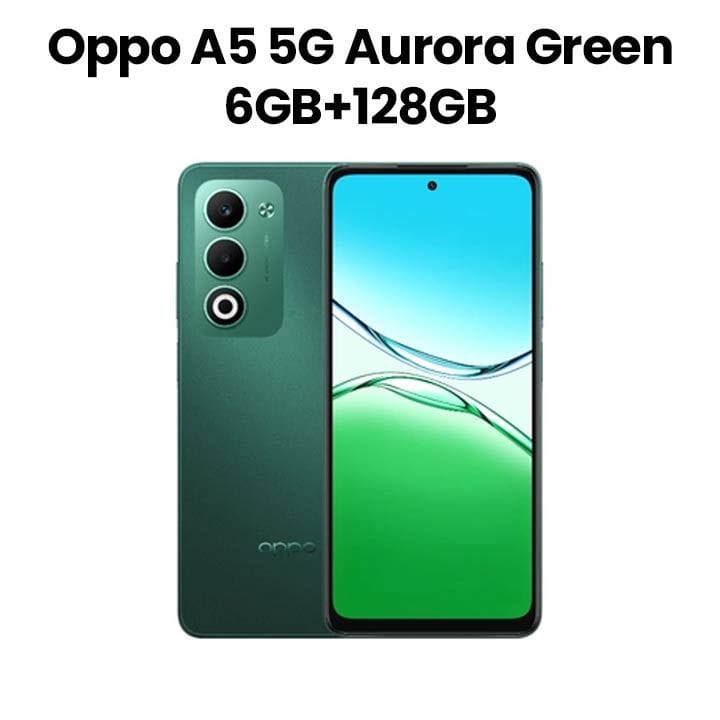 Buy Oppo A5 5G 6GB+128GB Smartphone | Aurora Green | CPH2735