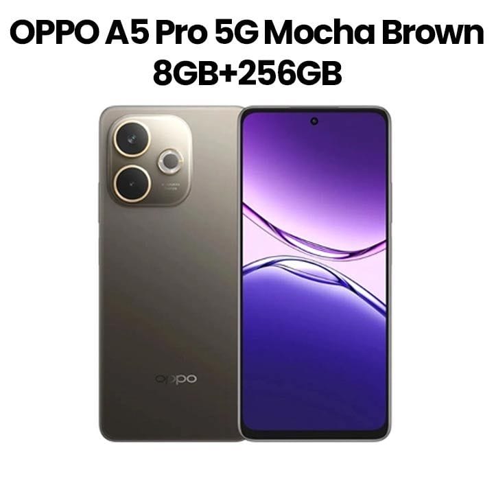 Oppo A5 Pro 5G 8GB+256GB Smartphone | Mocha Brown