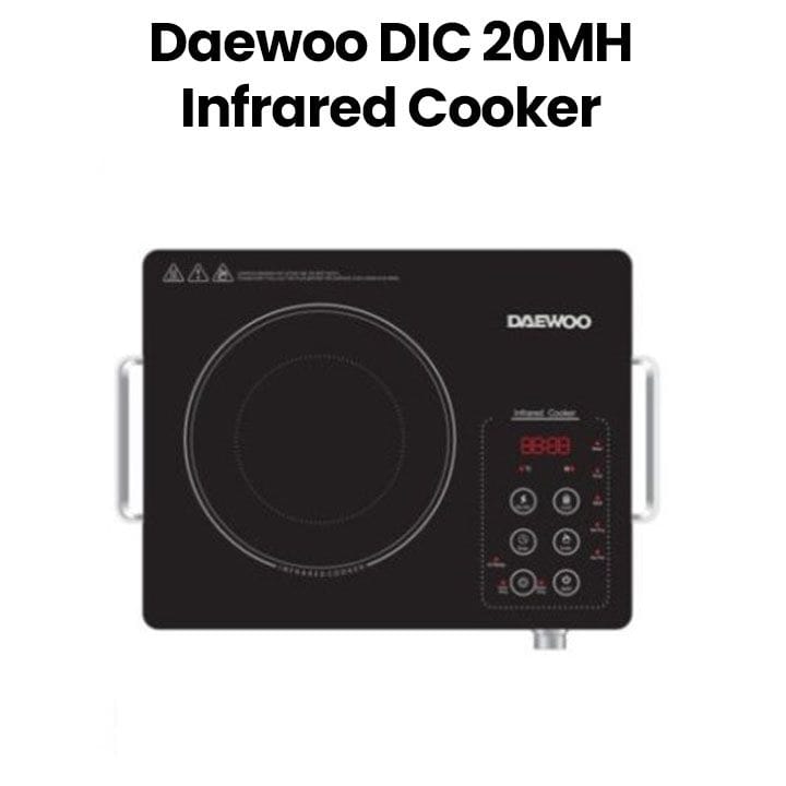 Daewoo Infrared Cooker Stainless Steel Housing 2000W | Black | DIC20MH
