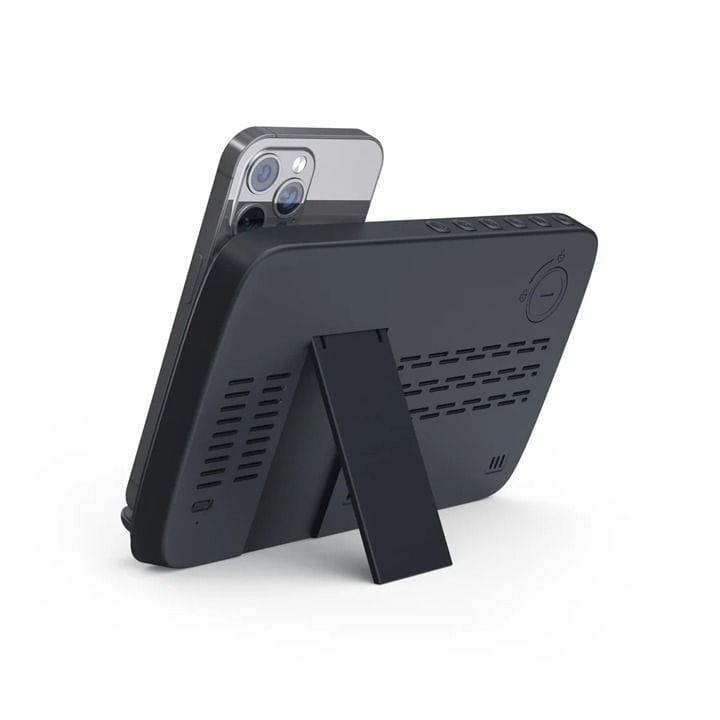 Rise Giftology Digital Alarm Clock & Wireless Charger | Black | ITWC1237