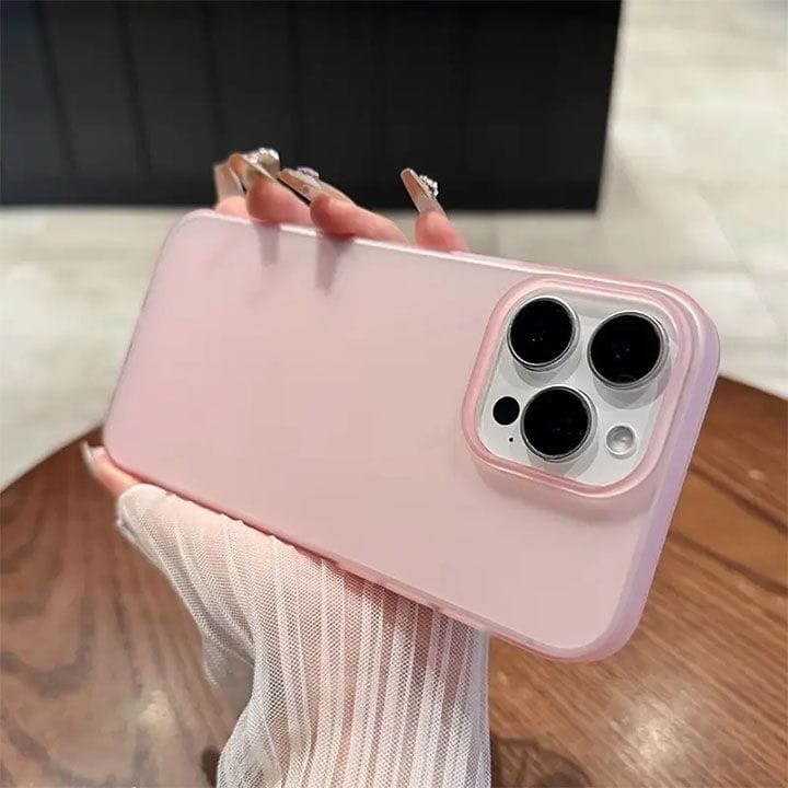 iPhone 16 Pro Max Ultra-Thin PC Matte Case – Pink