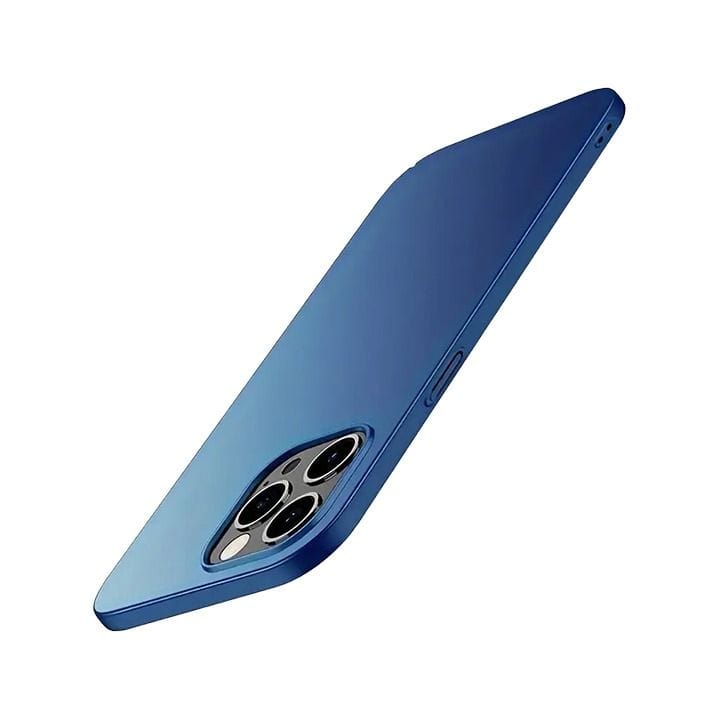 iPhone 16 Pro Max Ultra-Thin PC Matte Case – Deep Blue