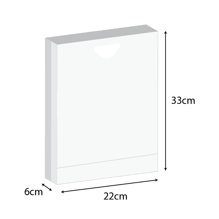Jumbo Print Paper Bag 170GSM 6x22x33cm | 50pcs Bundle
