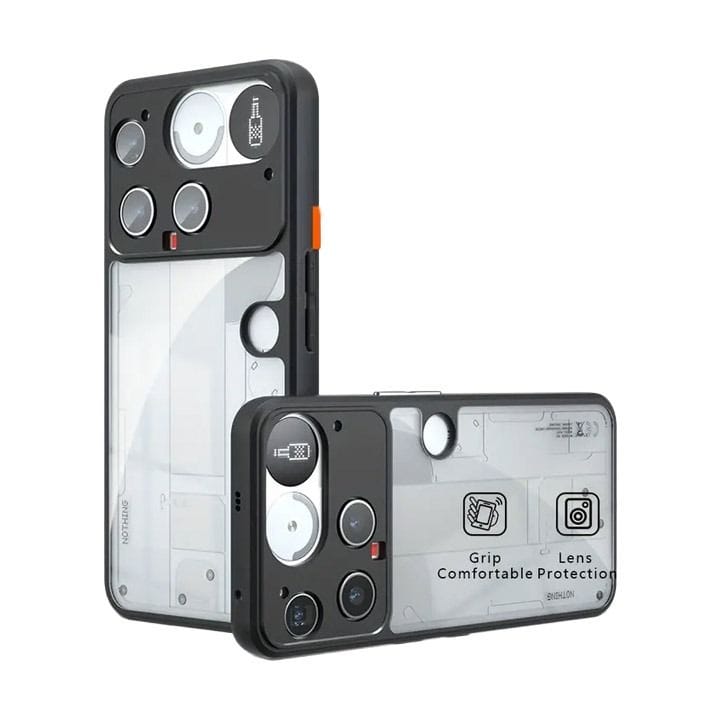 Nothing Phone 3 Soft Bumper Case Full Back Protection | Dark Grey
