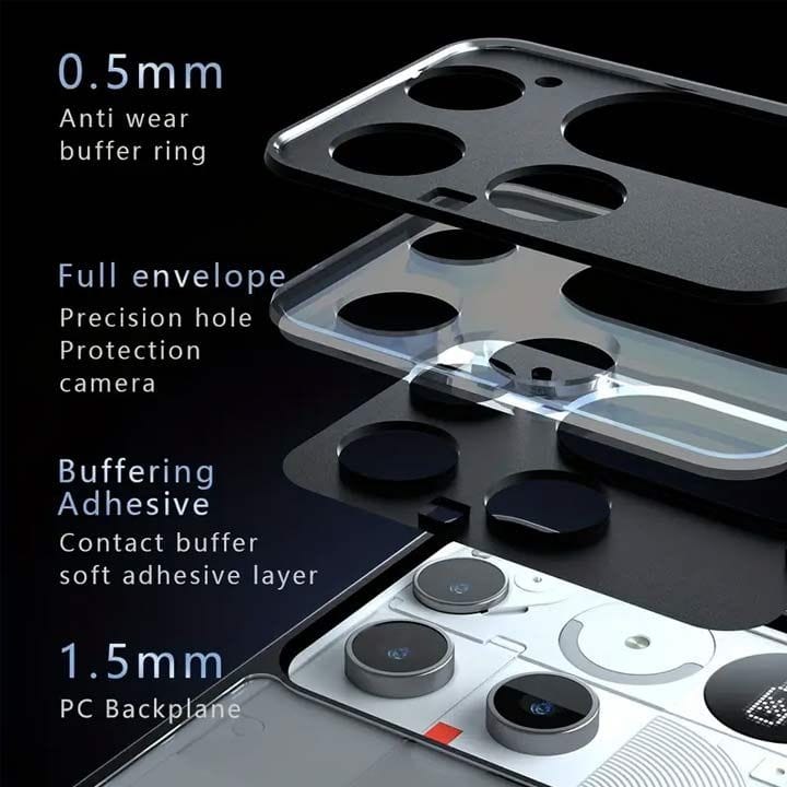 Nothing Phone 3 Soft Bumper Case Full Back Protection | Dark Grey