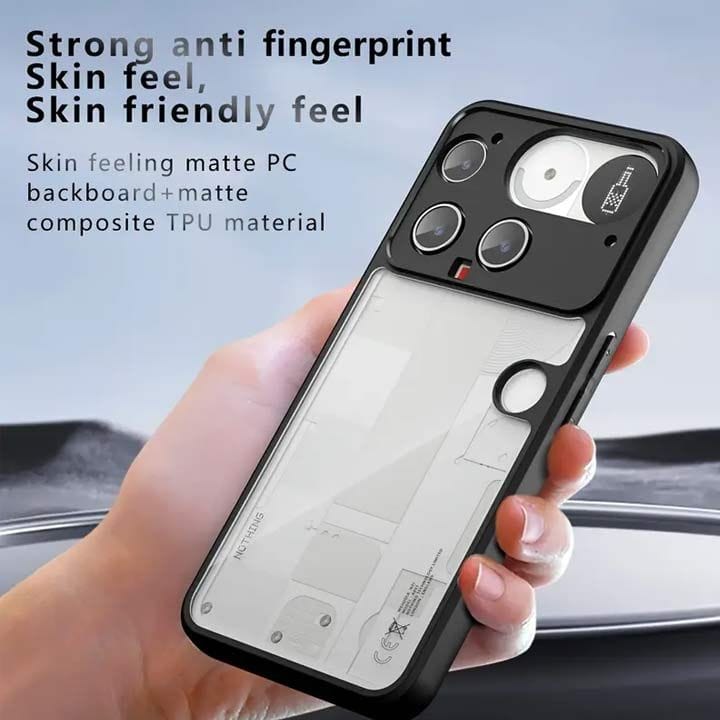 Nothing Phone 3 Soft Bumper Case Full Back Protection | Dark Grey