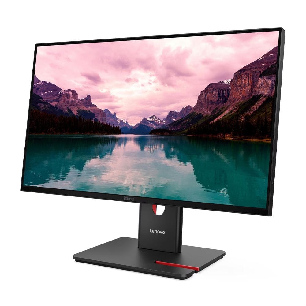 Lenovo ThinkVision 24-Inch FHD IPS Monitor, 100Hz Refresh Rate, NearEdgeless Display, TUV Low Blue Light & HDMI Connectivity | Black - 64A4MAT2UK
